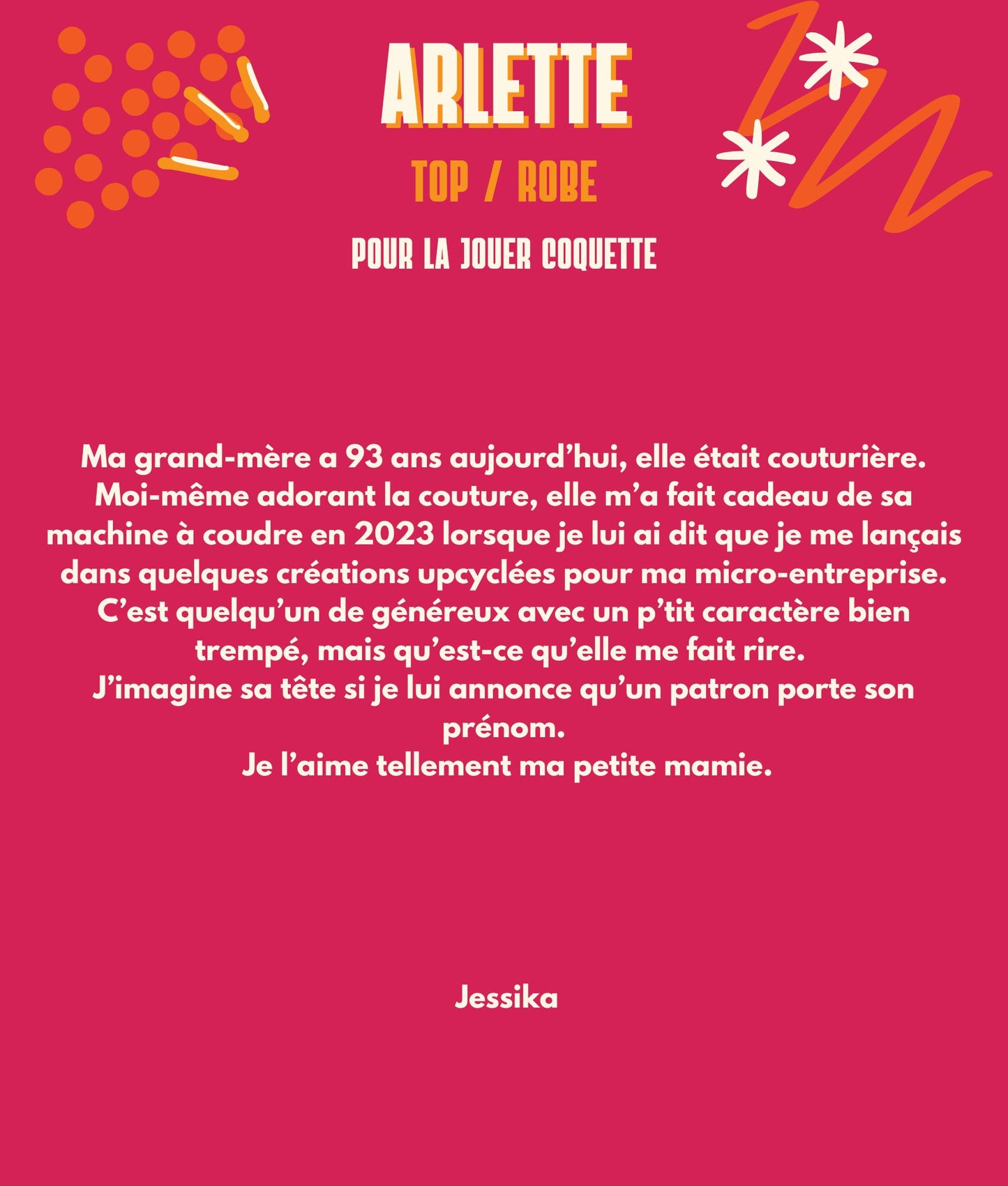 (Numérique) Patron-Top / Robe Arlette