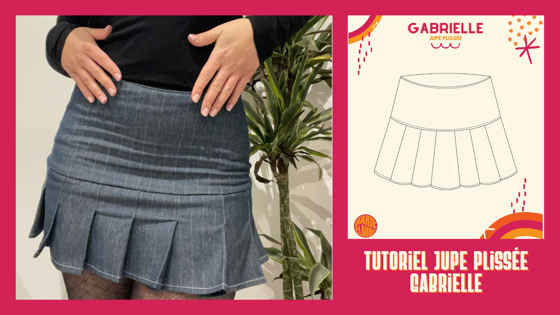 Tutoriel jupe plissée Gabrielle