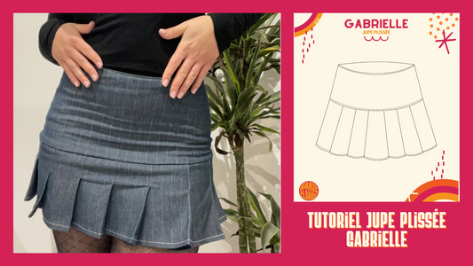 Tutoriel jupe plissée Gabrielle