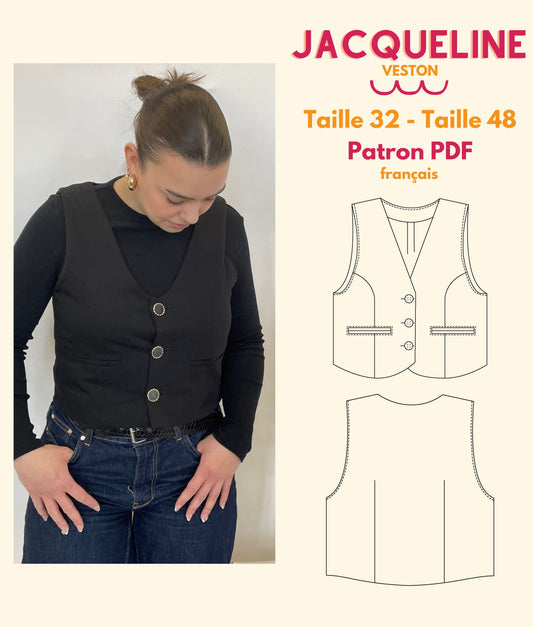 (Numérique) Patron - Veston Jacqueline