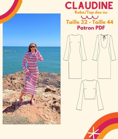 (Numérique) Patron UPCY_CLO X MARIE CLAUDE PATRON- Robe Claudine