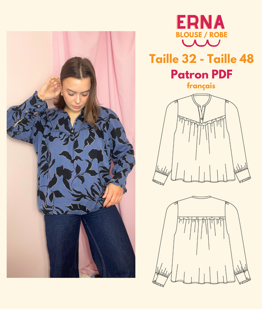 Patron Blouse / Robe Erna