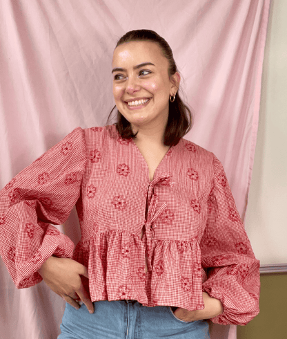 Patron Blouse à volants Germaine