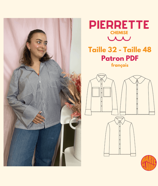 Patron Chemise Pierrette