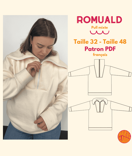 Patron Pull mixte Romuald