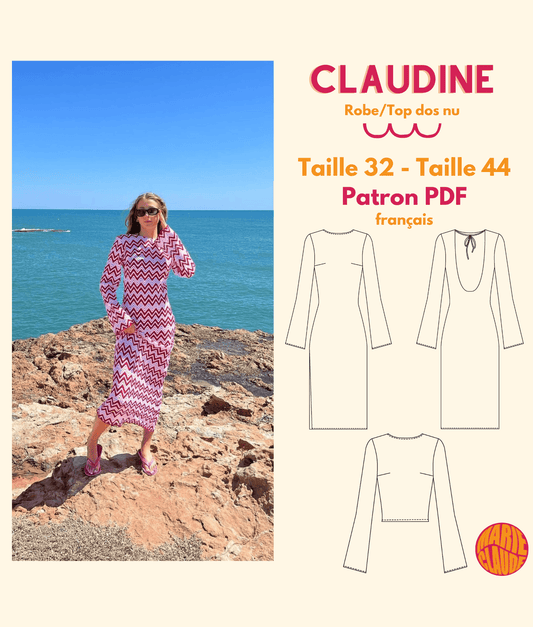 Patron Robe Claudine UPCY_CLO X MARIE CLAUDE