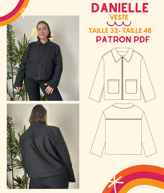 (Numérique) Patron-Veste "Barn Jacket" Danielle