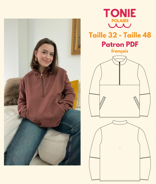 (Numérique) Patron-Polaire mixte Tonie