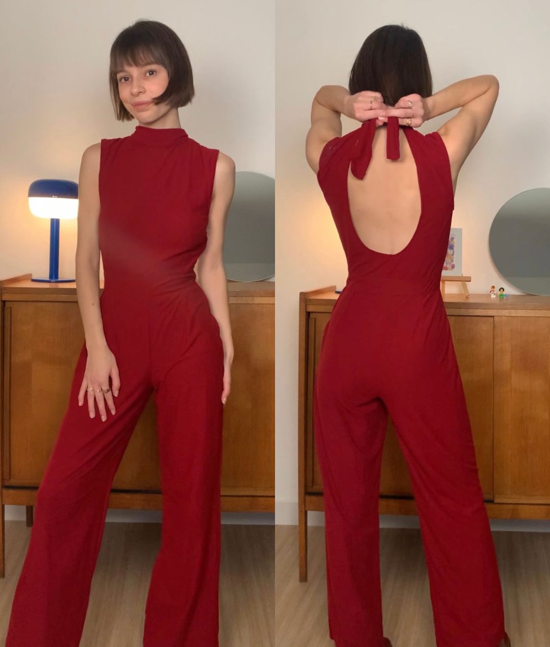Patron en collaboration avec chloé de la marque Upcy_Clo .combinaison Michèle. Patron fournit par la marque Marie claude, pour apprendre au debutant a faire de la couture.