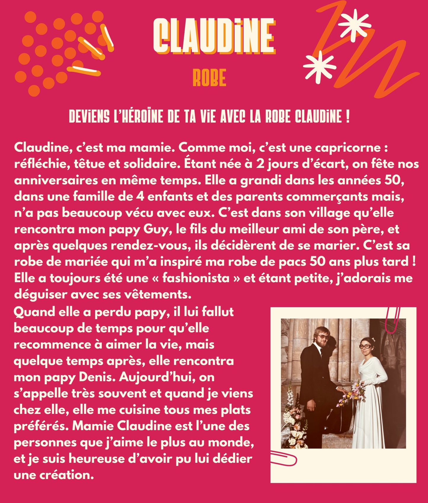 (Numérique) Patron UPCY_CLO X MARIE CLAUDE PATRON- Robe Claudine